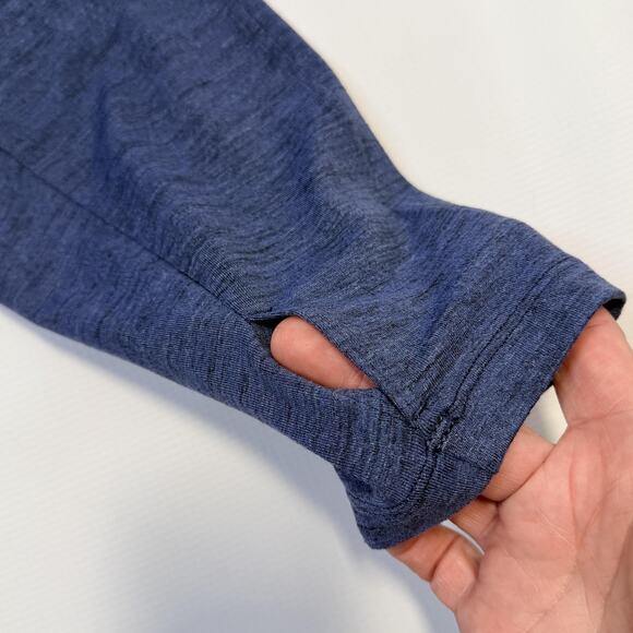 Lululemon Pullover Mens 2XL Blue Surge Warm Half Zip Long Sleeve Athletic Gym - Picture 10 of 12